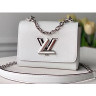 Louis Vuitton Epi Leather Twist Mini Bag M56118 White 2020
