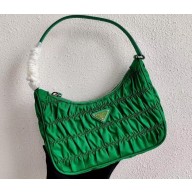 Prada Nylon and Saffiano Leather Mini Bag 1NE204 Green 2020