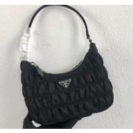 Prada Nylon and Saffiano Leather Mini Bag 1NE204 Black 2020