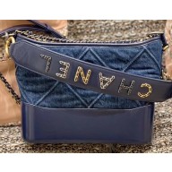Chanel Original Quality Small/Medium Gabrielle Hobo Bag AS0865/AS1582 Denim 2020