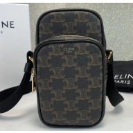 Celine Triomphe Canvas Mini Pocket Messenger Bag 2020