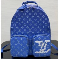 Louis Vuitton Sky Blue and Cloud White Backpack Bag 2020