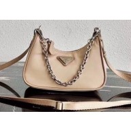 Prada Re-Edition Nylon Mini Shoulder Bag 1TT122 Beige 2020