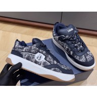 Dior men's B9S Sneakers Tweed knit blue 2024