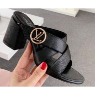 Louis Vuitton Heel 7.5cm Horizon Mules Black 2020