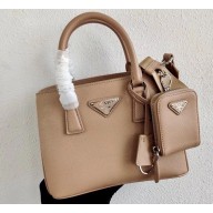 Prada Saffiano Leather Mini Bag 1BA296 Nude 2020