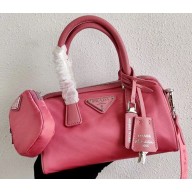 Prada Re-Edition 2005 Nylon Mini Boston Bag 1BB846 Pink 2020