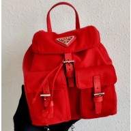 Prada Nylon Mini Backpack Bag 1BH029 Red 2020