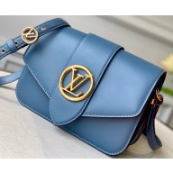 Louis Vuitton LV Pont 9 Bag M55947 Blue 2020
