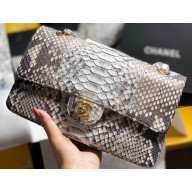 Chanel Python Classic Flap Medium Bag A1112 54