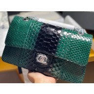 Chanel Python Classic Flap Medium Bag A1112 53