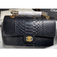 Chanel Python Classic Flap Medium Bag A1112 52