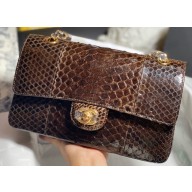 Chanel Python Classic Flap Medium Bag A1112 51