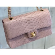 Chanel Python Classic Flap Medium Bag A1112 50