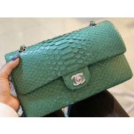Chanel Python Classic Flap Medium Bag A1112 40