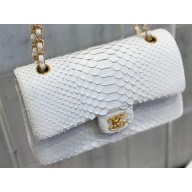 Chanel Python Classic Flap Medium Bag A1112 11
