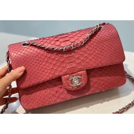 Chanel Python Classic Flap Medium Bag A1112 58