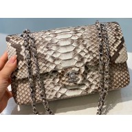 Chanel Python Classic Flap Medium Bag A1112 59