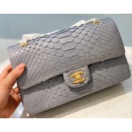 Chanel Python Classic Flap Medium Bag A1112 60