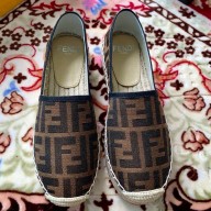 Fendi FF Motif Espadrilles Brown 2020