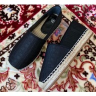 Fendi FF Motif Espadrilles Black 2020