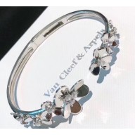 Van Cleef & Arpels Frivole Flowers Bracelet Silver