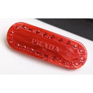 Prada Plexiglas Hair Clip 1IF042 Red 2020