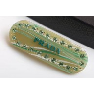 Prada Plexiglas Hair Clip 1IF042 Green 2020