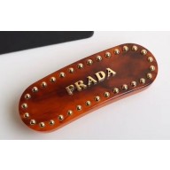 Prada Plexiglas Hair Clip 1IF042 Brown 2020