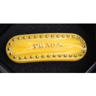 Prada Plexiglas Hair Clip 1IF042 Yellow 2020