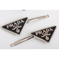 Prada Metal Hair Clip 1IF051 Black 2020