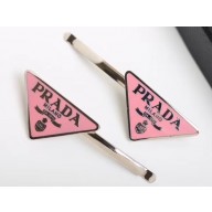Prada Metal Hair Clip 1IF051 Pink 2020