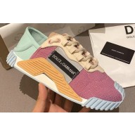 Dolce & Gabbana NS1 Slip On Sneakers In Mixed Materials 11 2020