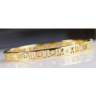 Cartier Love Roman Numerals Bracelet Yellow Gold
