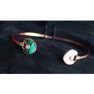 Cartier Amulette Bracelet Green and White