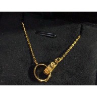 Cartier Dicyclic Love necklace Yellow Gold