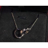 Cartier Dicyclic Love necklace White Gold