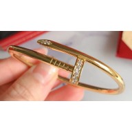 Cartier juste un clou Bracelet with Diamonds Yellow Gold