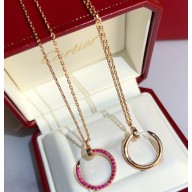 Cartier juste un clou necklace with Pink Diamonds
