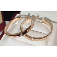 Cartier Love Earrings Large Pink Gold