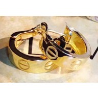 Cartier Love Earrings Small Yellow Gold