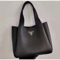 Prada Leather Bucket Handbag 1BG335/1BC127 Black 2020