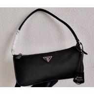 Prada Prada Re-Edition 2005 Nylon and Saffiano Leather Mini Bag 1NE633 Black 2020
