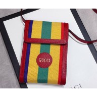 Gucci Baiadera Stripe Canvas Mini Bag 625603 2020