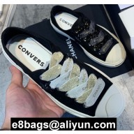 Chanel x Converse Lace-up Sneakers Black 2020