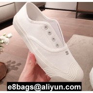 Chanel Vintage Canvas Sneakers White Spring 2020