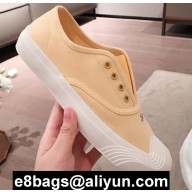 Chanel Vintage Canvas Sneakers Yellow Spring 2020