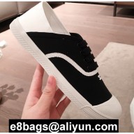 Chanel Vintage Canvas Lace-up Sneakers Black Spring 2020