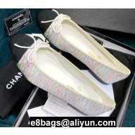 Chanel Classic Bow Ballerinas Flats Rainbow Pink/Black