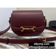 Celine Small Crécy bag in Satinated Calfskin 191363 Burgundy 2020